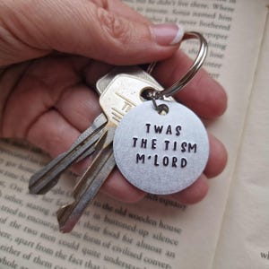Twas The Tism M'Lord, sleutelhanger autisme, autismekaarten, neurodivergent, neurospicy, ADHD, Rizz Em With The Tism, gepersonaliseerd cadeau, FLASH SALE