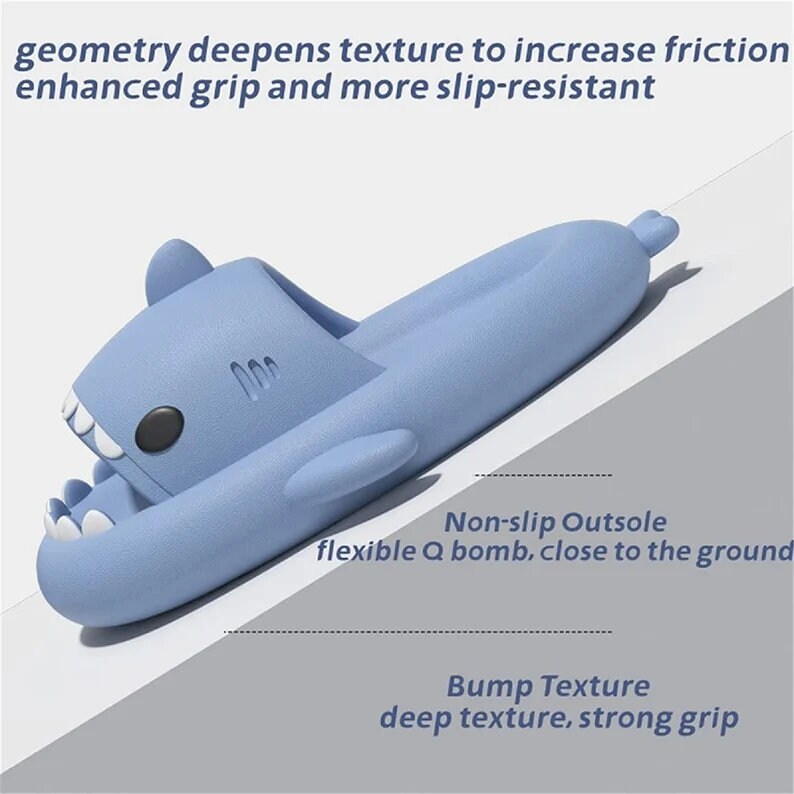 Shark Slippers Shark Slides Shark Sandals Beach Slides Etsy