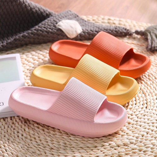 Cloud Slide Cushion Slipper Comfy Soles Tiktok Slides Women Etsy