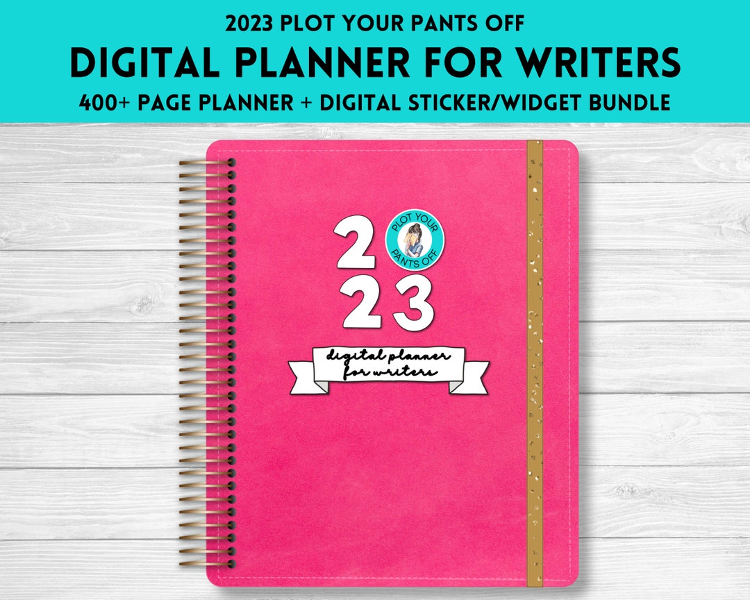 2023 Digital Planner for Writers Sticker Widget Bundle Etsy