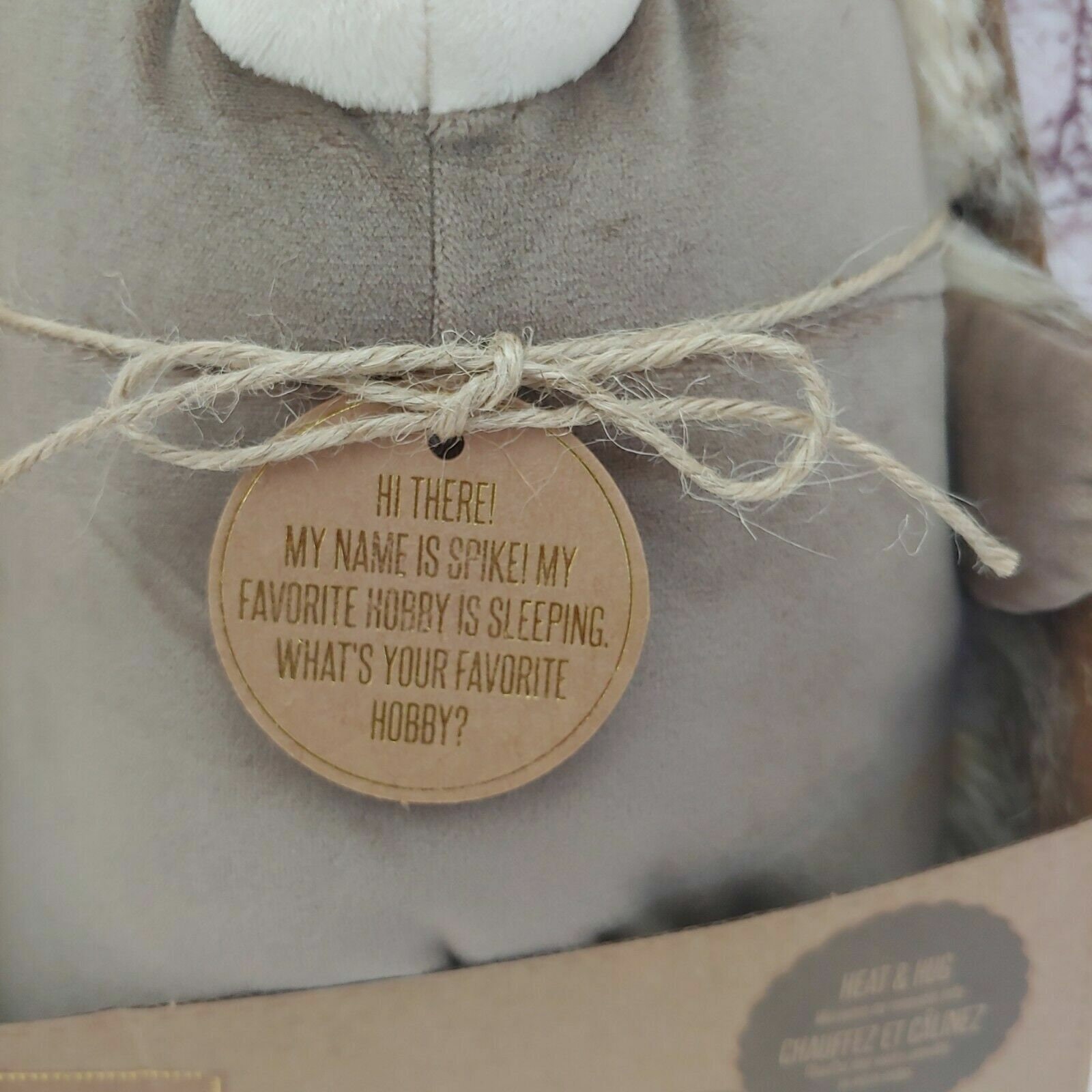 Little Toasties New Zealand Hedgehog Spike Heat & Hug Plush Etsy