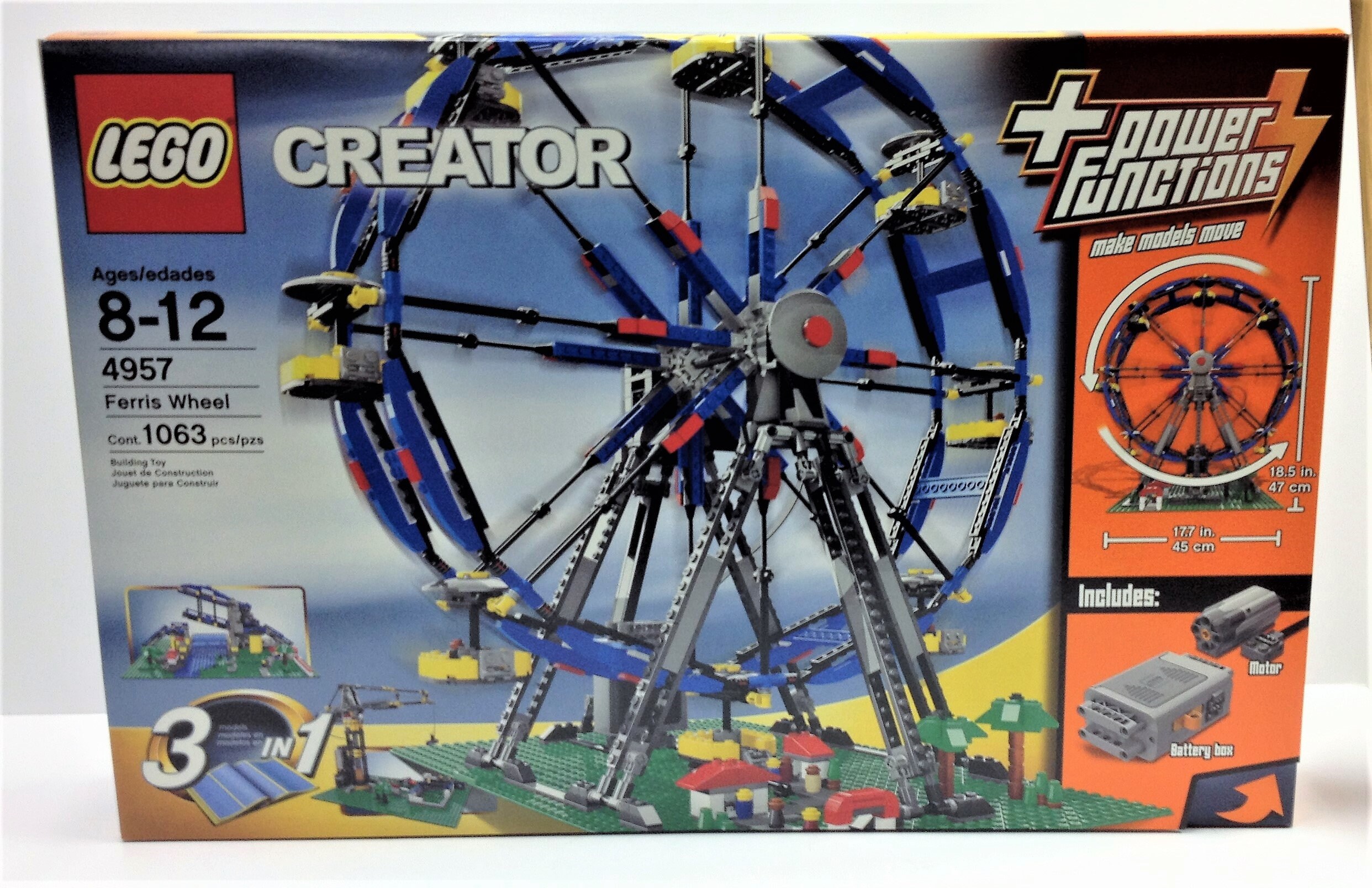 Lego Creator 4957 Motorized Ferris Wheel NEW MINT Condition Sealed