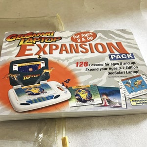 Geosafari Learning System Laptop 63 Double Sided Cards EI8541