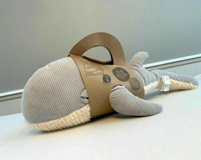 Little Toasties New Zealand BLUE WHALE Finn Heat & Hug Plush Stuffed