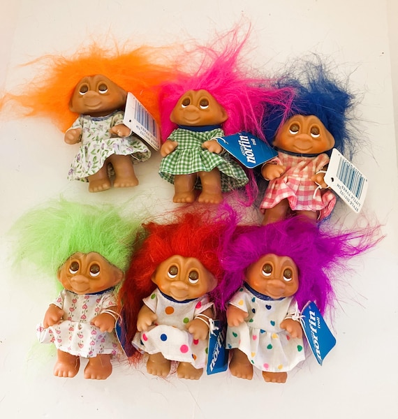 Vintage DAM Troll Norfin Doll Little Tykes Assortment 3-1/2