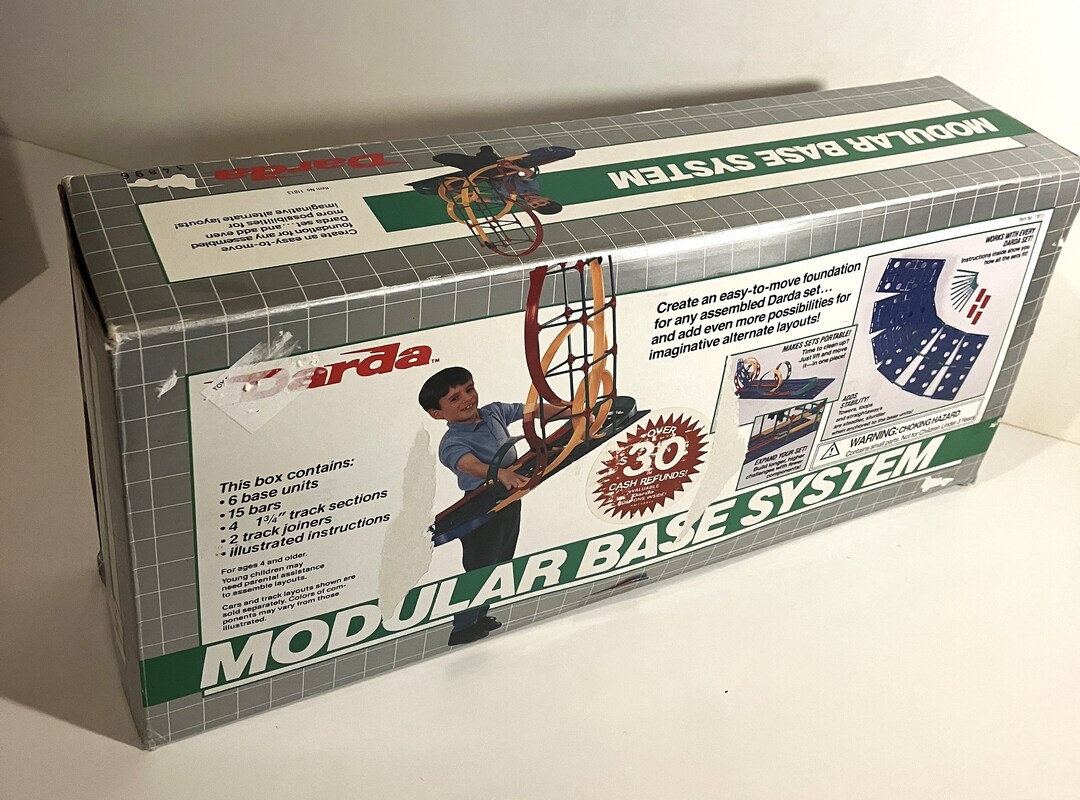 Darda Race Track Accessory Modular Base System RARE New in Box Etsy