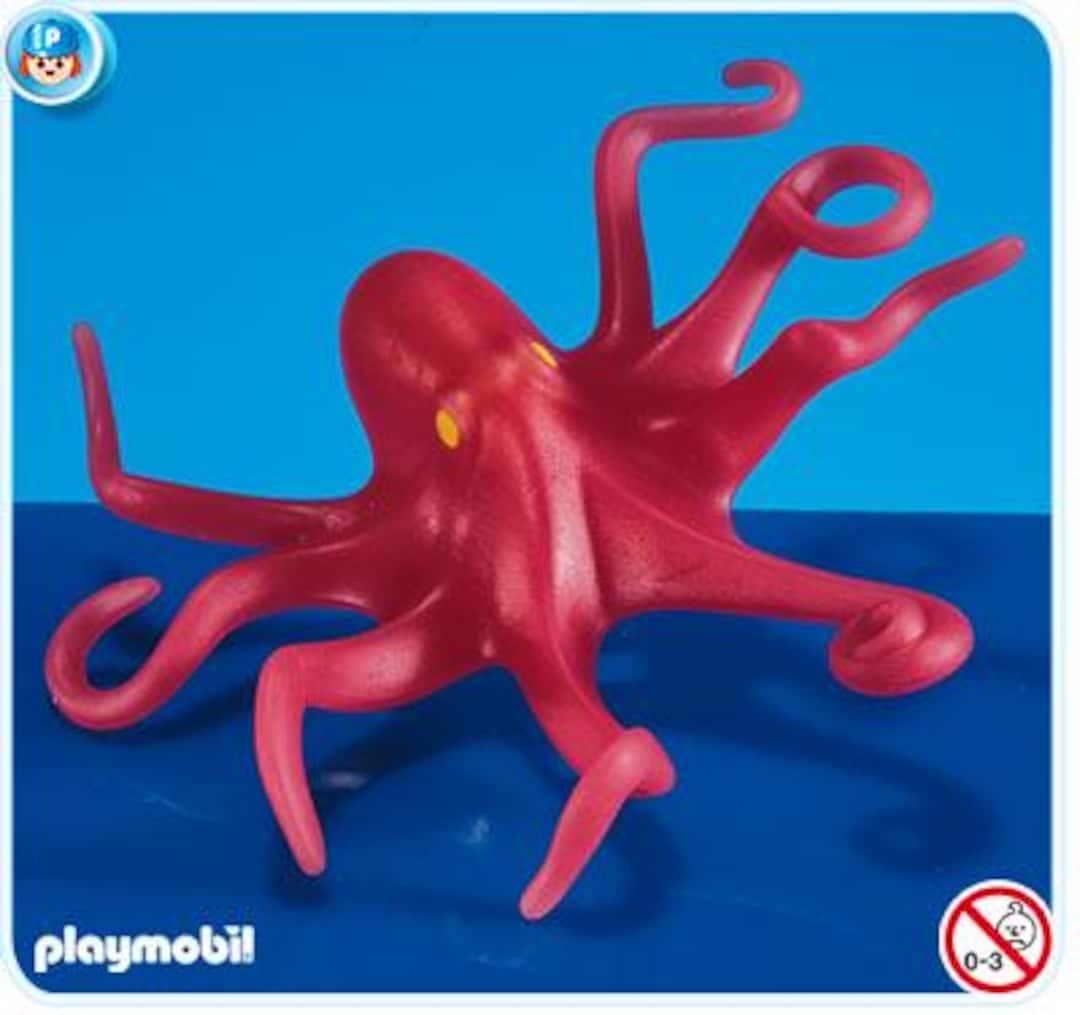 Playmobil Add on #7252 Octopus Wildlife Sealife- New Factory