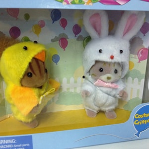 Calico Critters Costume Critters - Bunny and Chick CC9346 RARE NEW