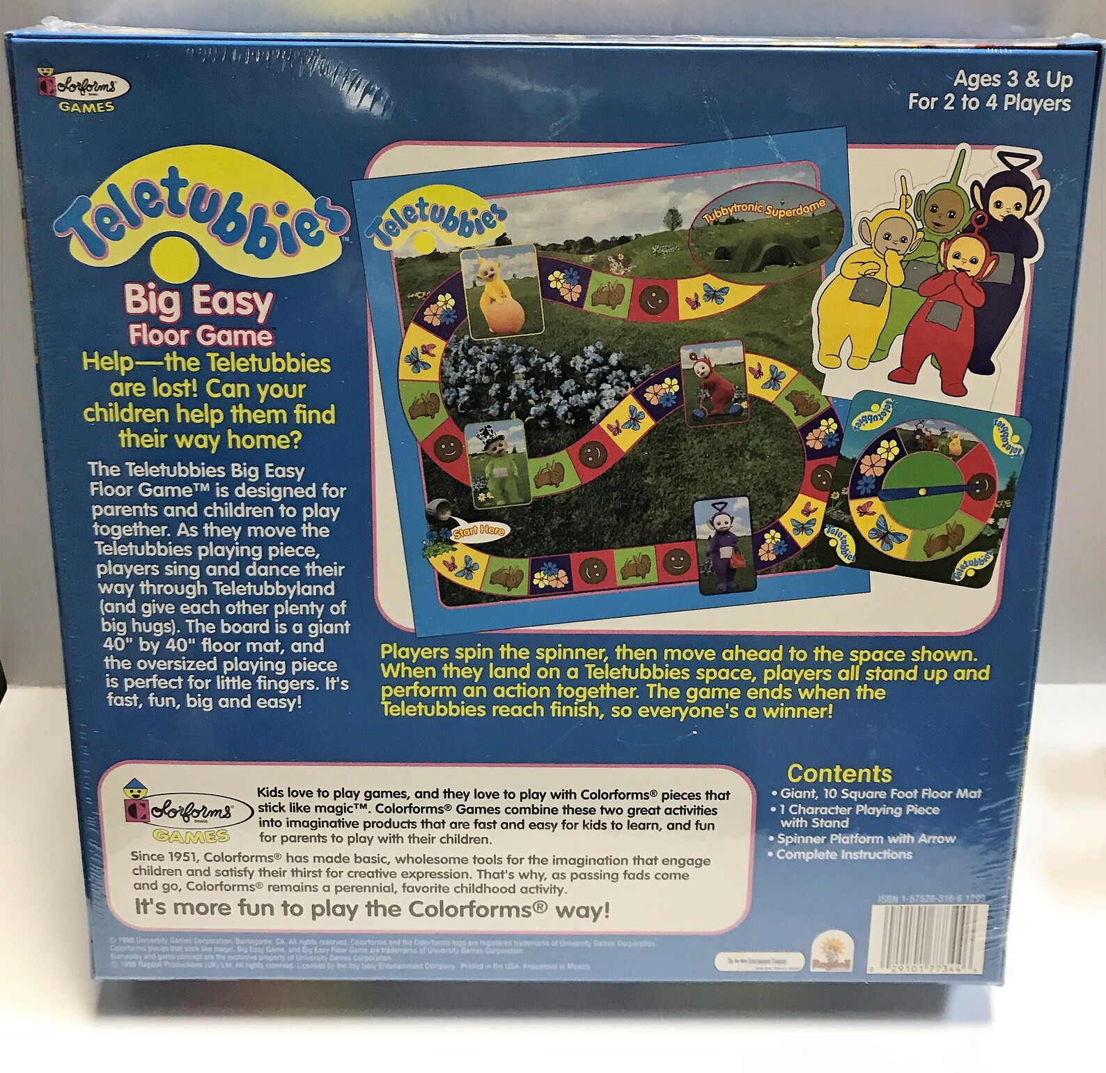 Vintage Colorforms Teletubbies Preschool Game Brand New 1998 - Etsy