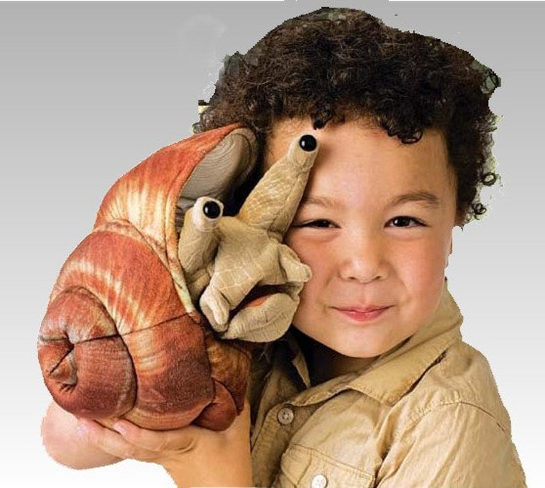 Folkmanis Garden Snail Hand Puppet 2882 Brand New W/ Tags Etsy