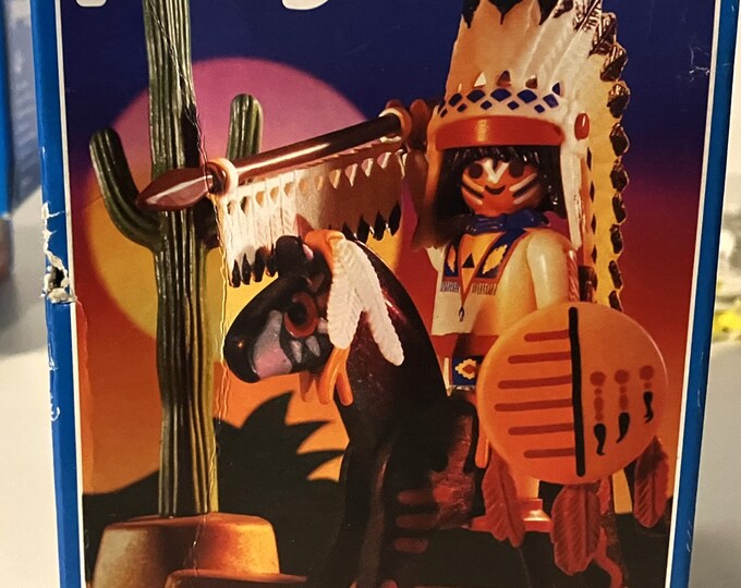 PLAYMOBIL 3876 Indian Chief Tribe Western RARE New In Box Etsy playmobil-3876-indian-chief-tribe-western-rare-new-in-box-etsy