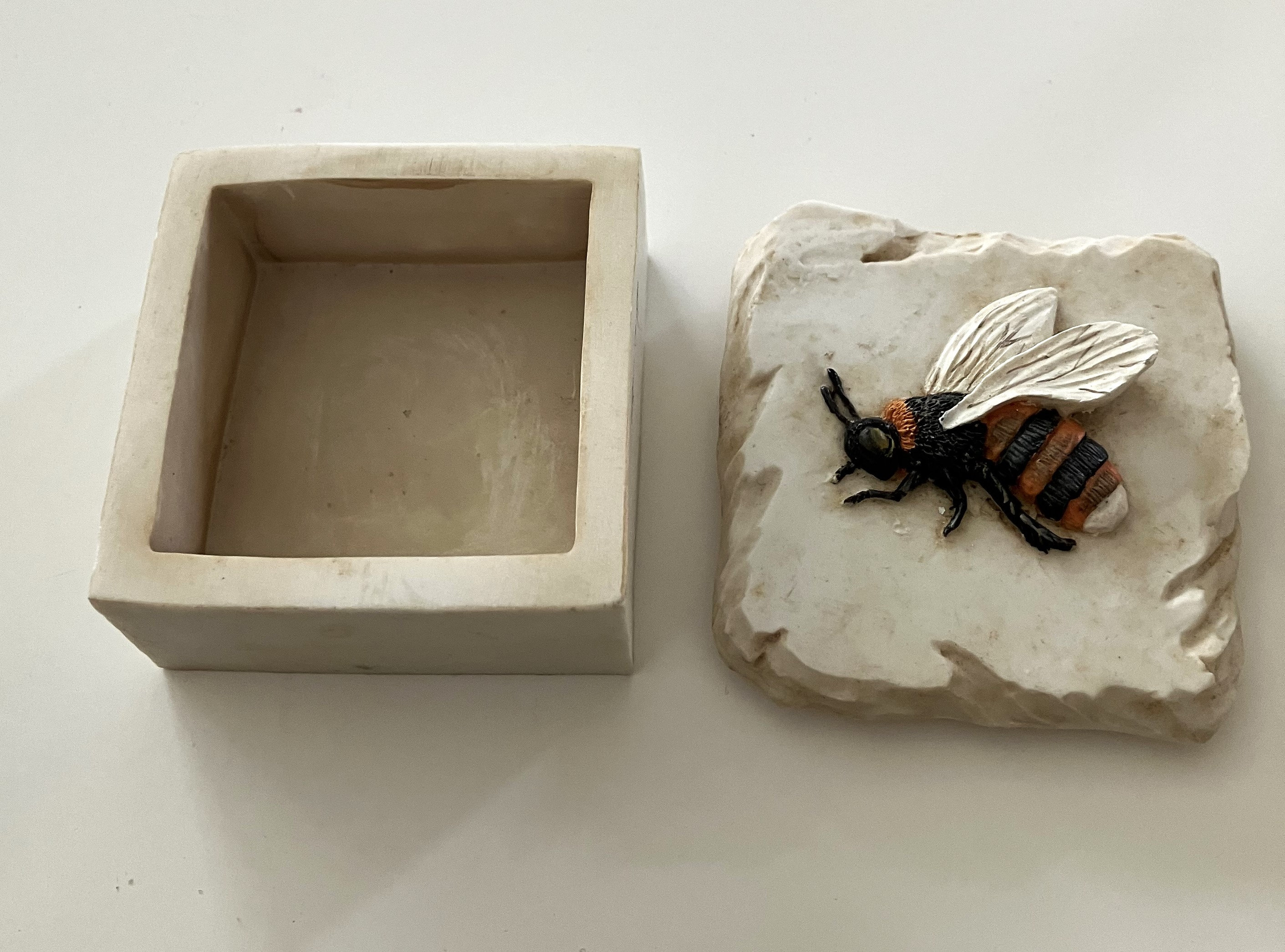 Vintage Decoline New York Hand Made Hand Painted Trinket Jewelry Box ...