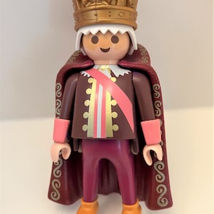 Vintage Playmobil Prince King Male Adult Figure Castle RARE