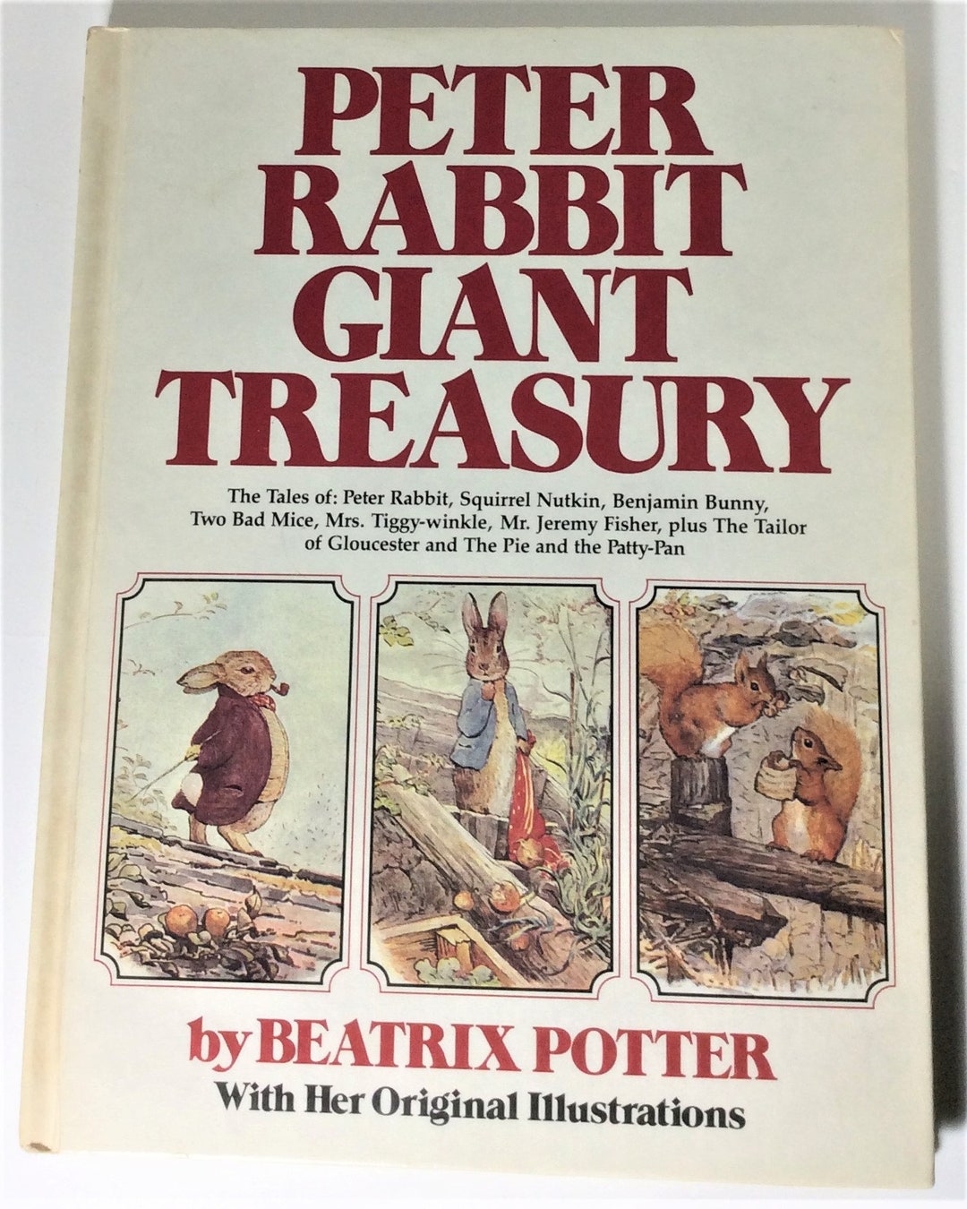 Peter Rabbit Giant Treasury by Beatrix Potter 1980 Derrydale Books - Etsy