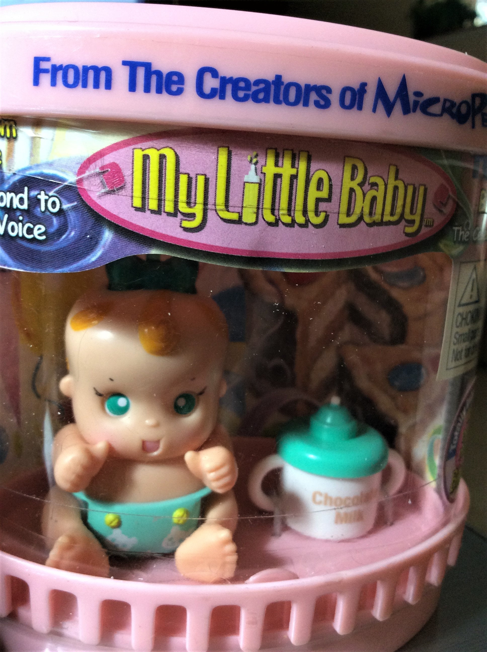 New Vintage TOMY My Little Baby Micropets Interactive Doll Bailey