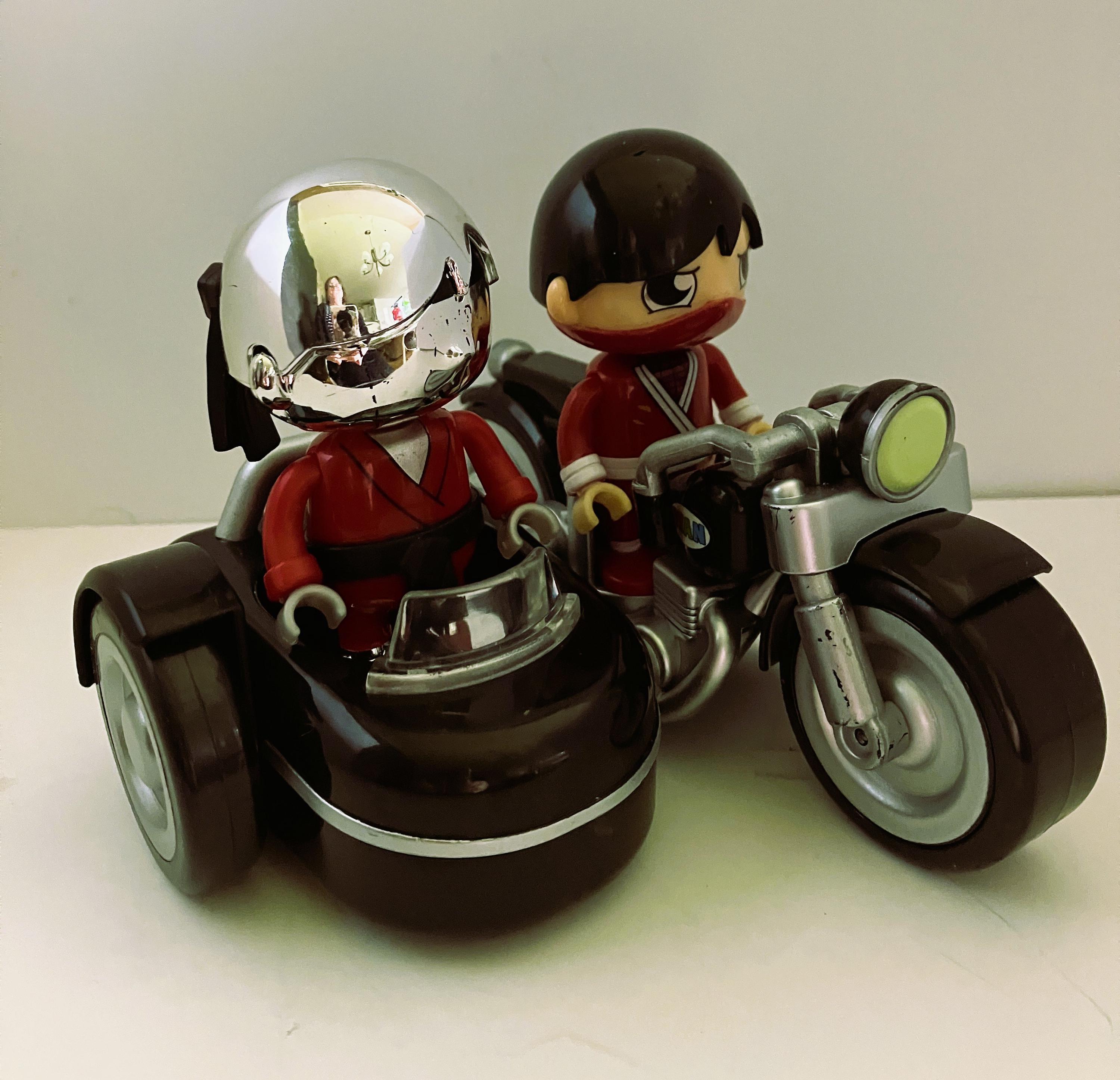 Ryan's World Sidecar Motorcycle Pullback With 2 Figures Bonkers