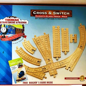 Vintage Thomas the Tank Engine Wooden Clickity Clack Track