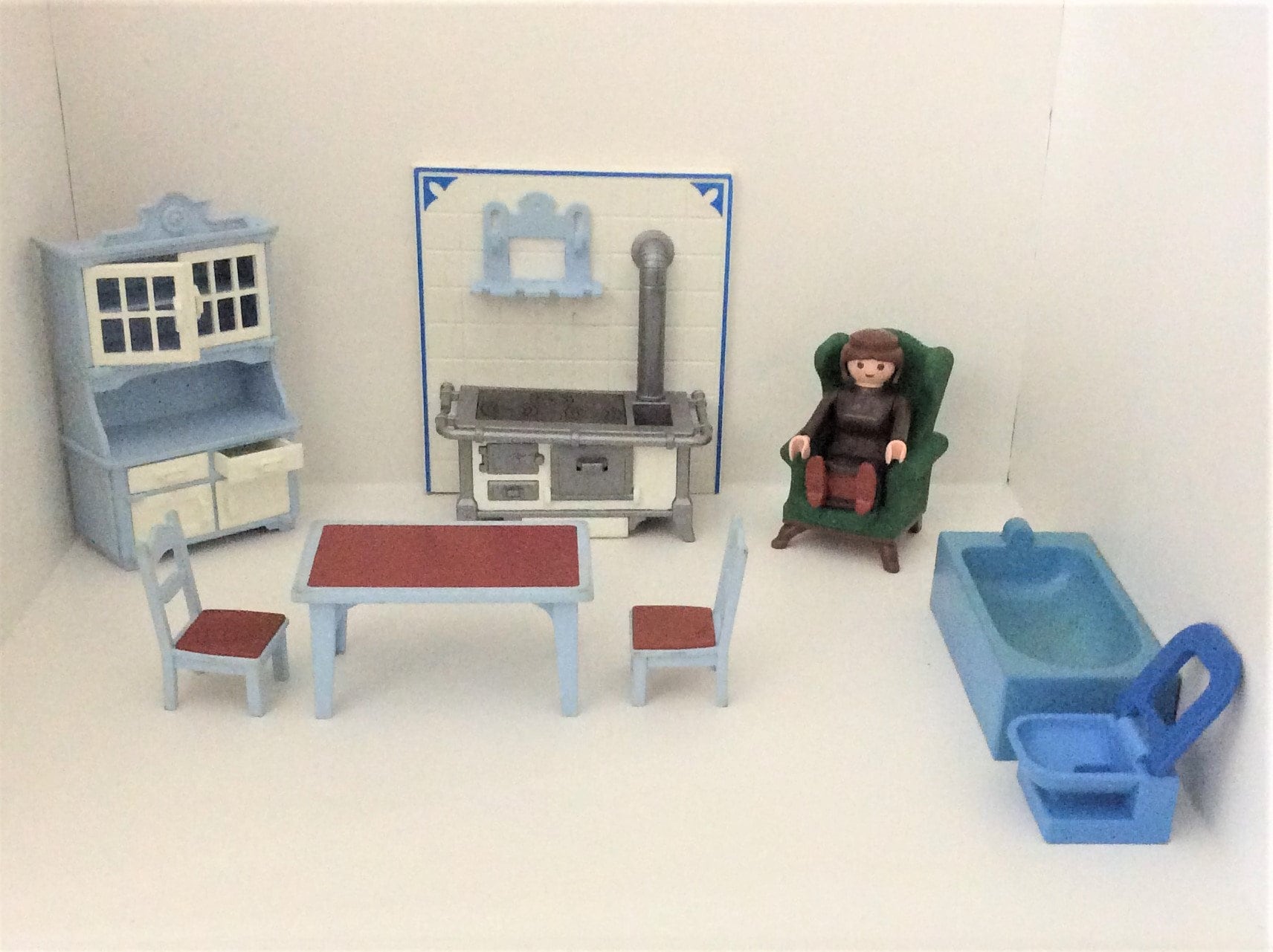 Playmobil cuisine meubles et ustensiles avec boîte de rangement - Playmobil