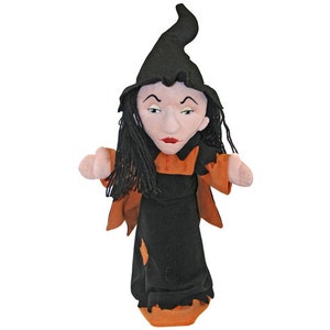 Vintage The Puppet Company Witch Puppet Stuffed Doll Rare NEW w/Tag