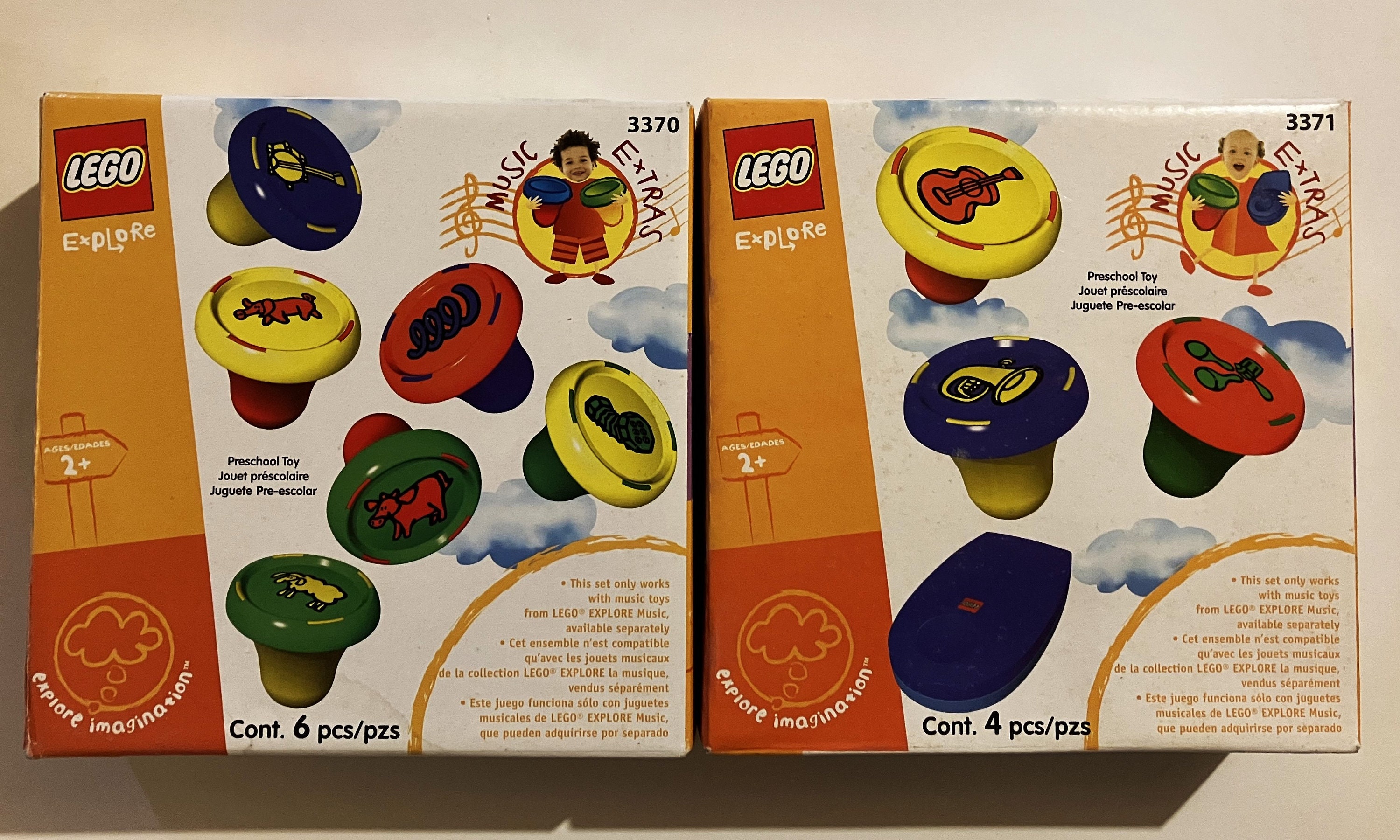 LEGO Explorer Music Composer Add on Sets 3370 or 3371 Cartridges