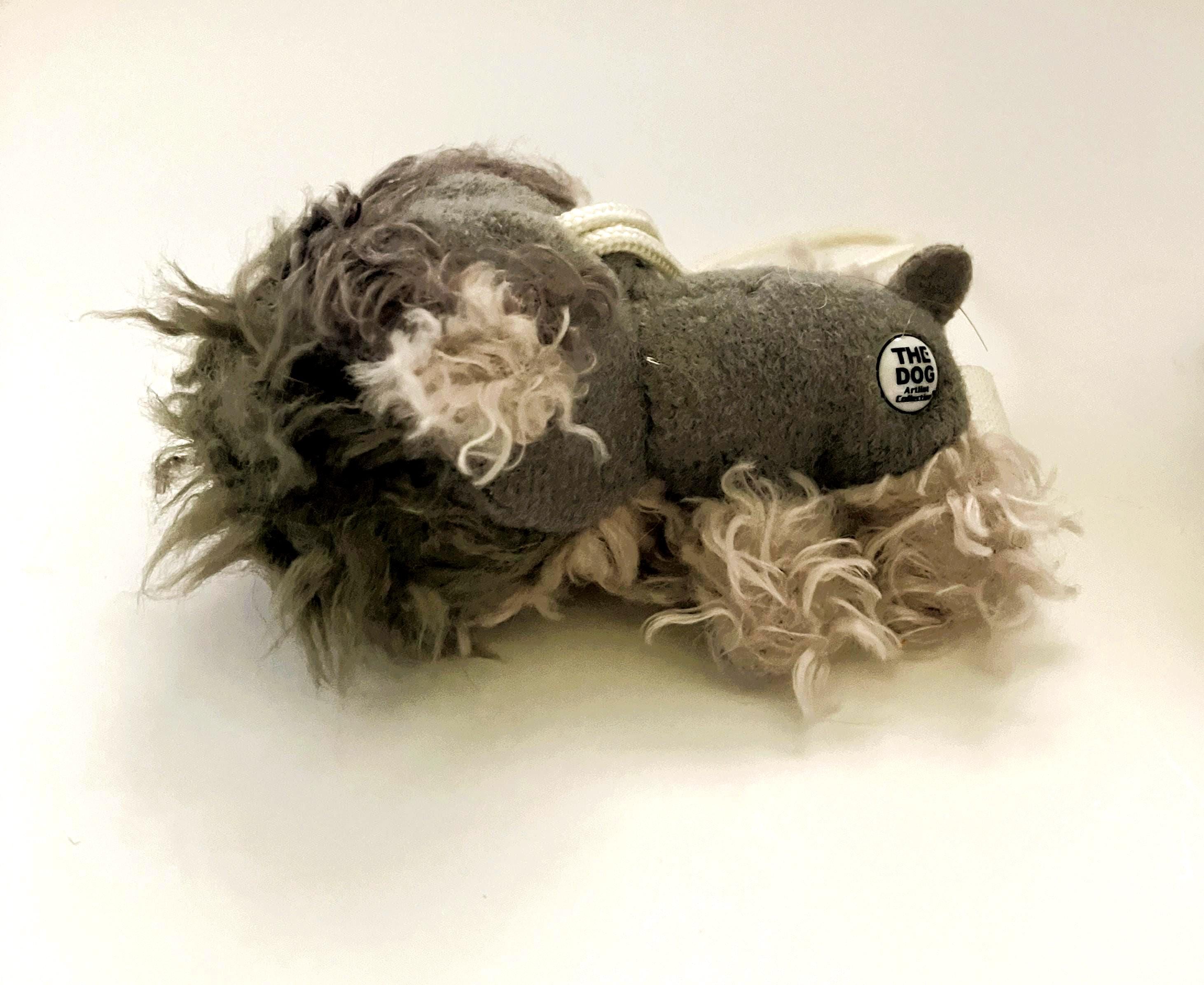 Vintage the Dog Artlist Collection Japan Small Plush Keychain Tag