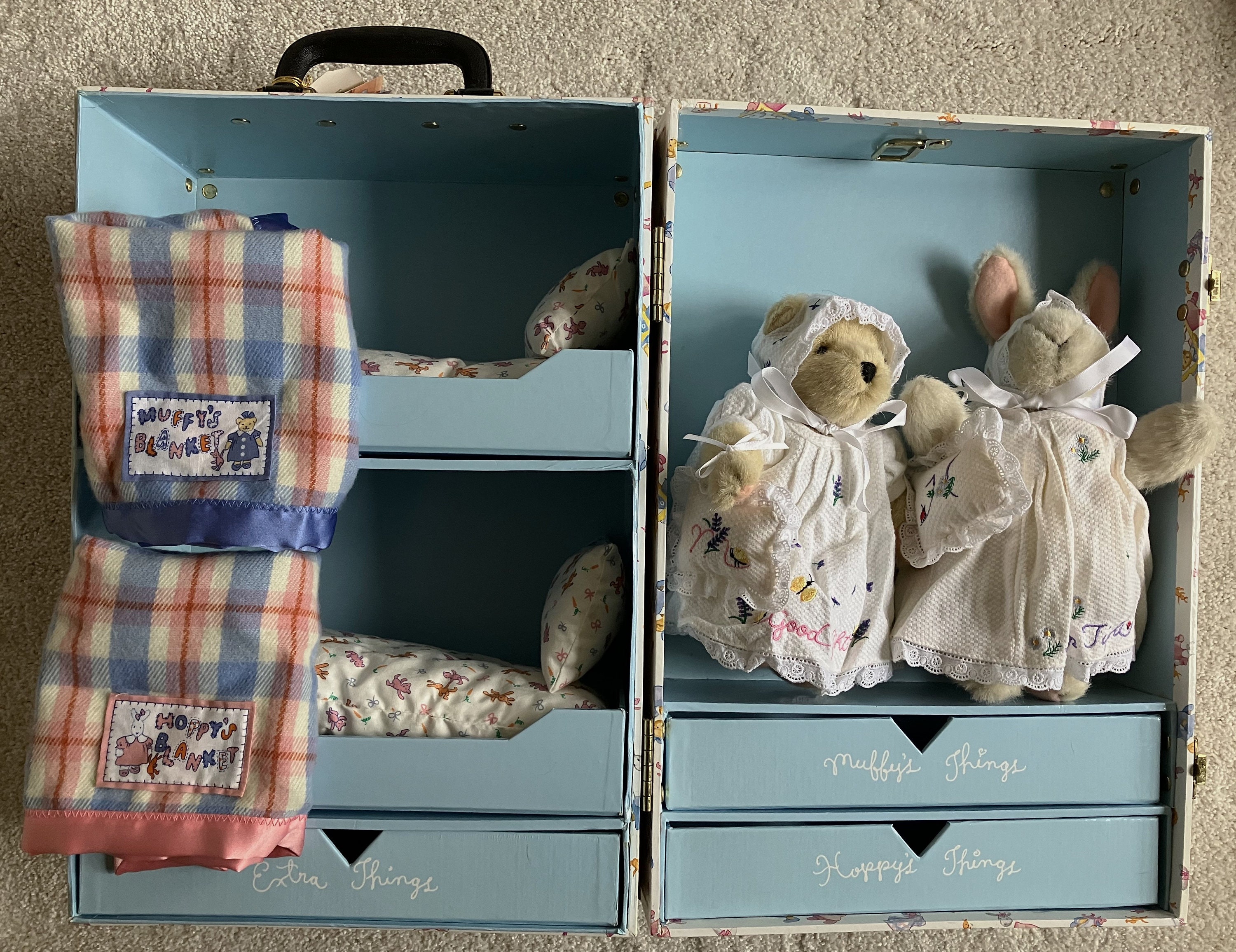 Vintage North American Bear Muffy Vanderbear Bunk Trunk With Muffy