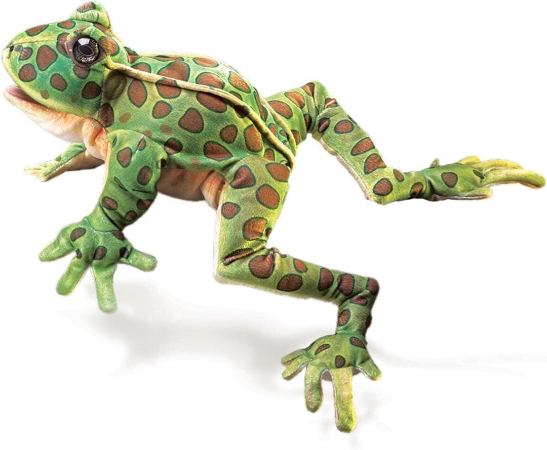 Folkmanis Leopard Frog Puppet 2587 RARE New - Etsy
