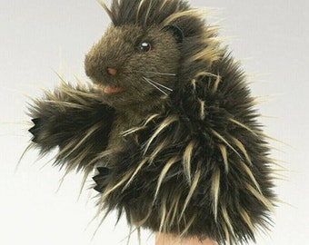 Folkmanis Little Porcupine Stage Puppet 2943 RARE NEW w/Tag