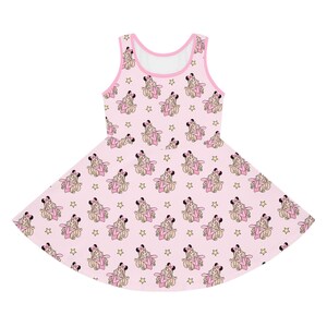 Disney Princess Dress Youth Dress Kids Dress Sleeping Beauty Dress Pink Girl Dress Gift for Kids Theme Park Dress Princess Girls Outfit