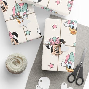 Carta da regalo Minnie e Daisy Carta da regalo Disney Minnie Festa Accessori Disney Very Merry Xmas Natale Topolino e amici