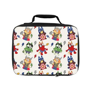 Bluey and Bingo superheldenlunchbox