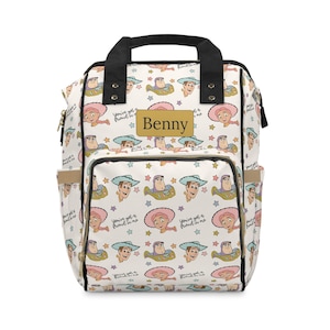 Toy Story Diaper Bag Toy Friends Baby Shower Gift Disney Gift for New Mom Nappy Bag Custom Diaper Bag Personalized Name Toddler Backpack