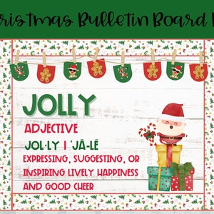 Jolly Christmas Bulletin Board Kit