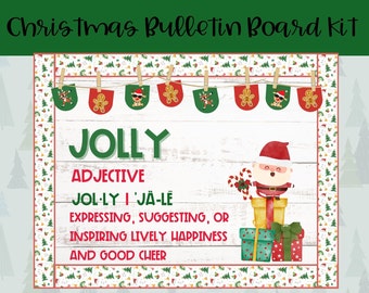 Jolly Christmas Bulletin Board Kit