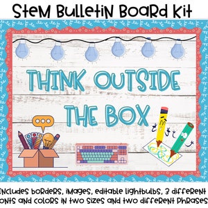 Stem/Steam/Makers bulletin board kit