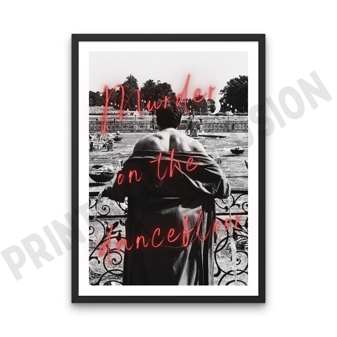 Saltburn Digital Movie Poster Download Murder on the Dancefloor Movie Poster Print Wall Art