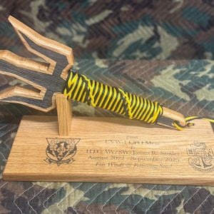 Custom Wood Trident