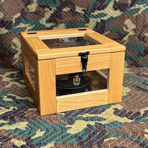 Custom Oak Chief Petty Officer Hat Box