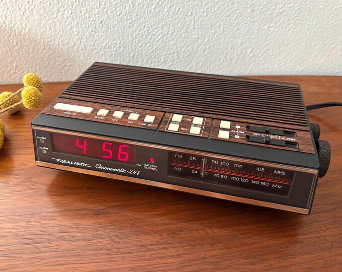 Vintage Realistic Chronomatic 248 Model 12-1555 AM FM Dual Digital ...