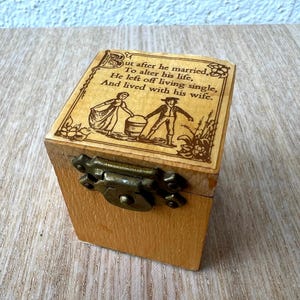 Vintage Neiman Marcus Miniature Jack-in-a-box by Ann Fuller Design | Marriage Collection | London Design Center | Miniature Toy Collectible