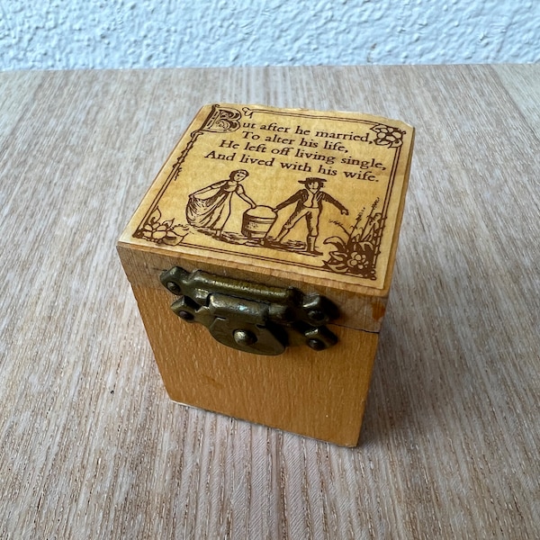 Vintage Neiman Marcus Miniature "Jack-in-a-box" by Ann Fuller Design | Marriage Collection