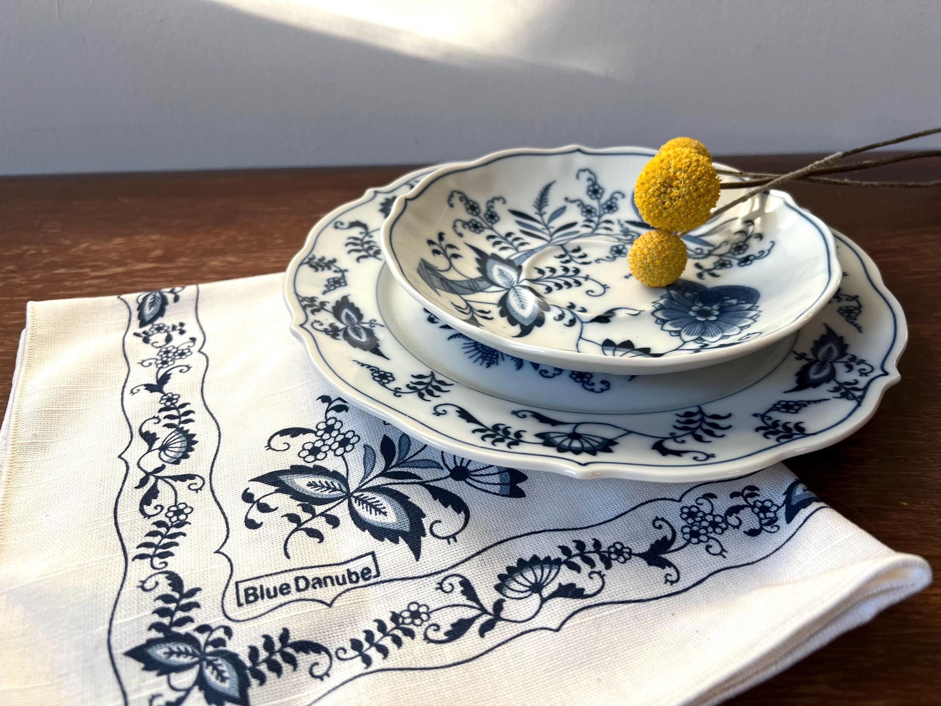 Vintage Blue Danube Fine China Dinnerware Set of 3 Pieces | 1