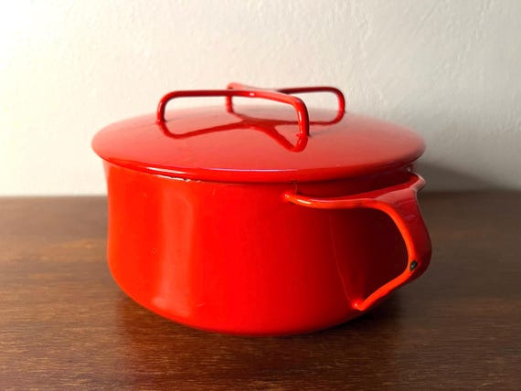 Vintage Dansk Købenstyle Red 2 Qt. Casserole Dutch Oven | Retro