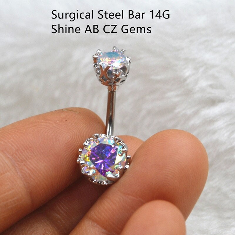Belly button rings with longer deals bars