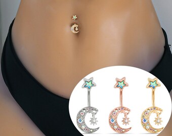 Paw Navel Ring Body Piercing Jewelry Belly Button Ring Surgical Steel Women Girls 