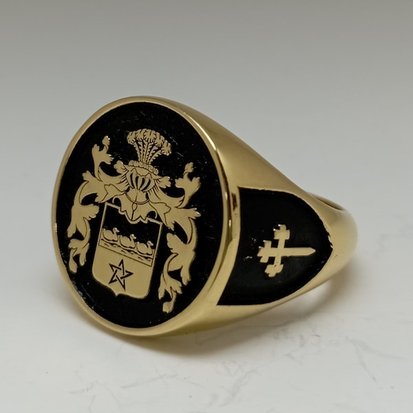 Family Crest Ring - Etsy