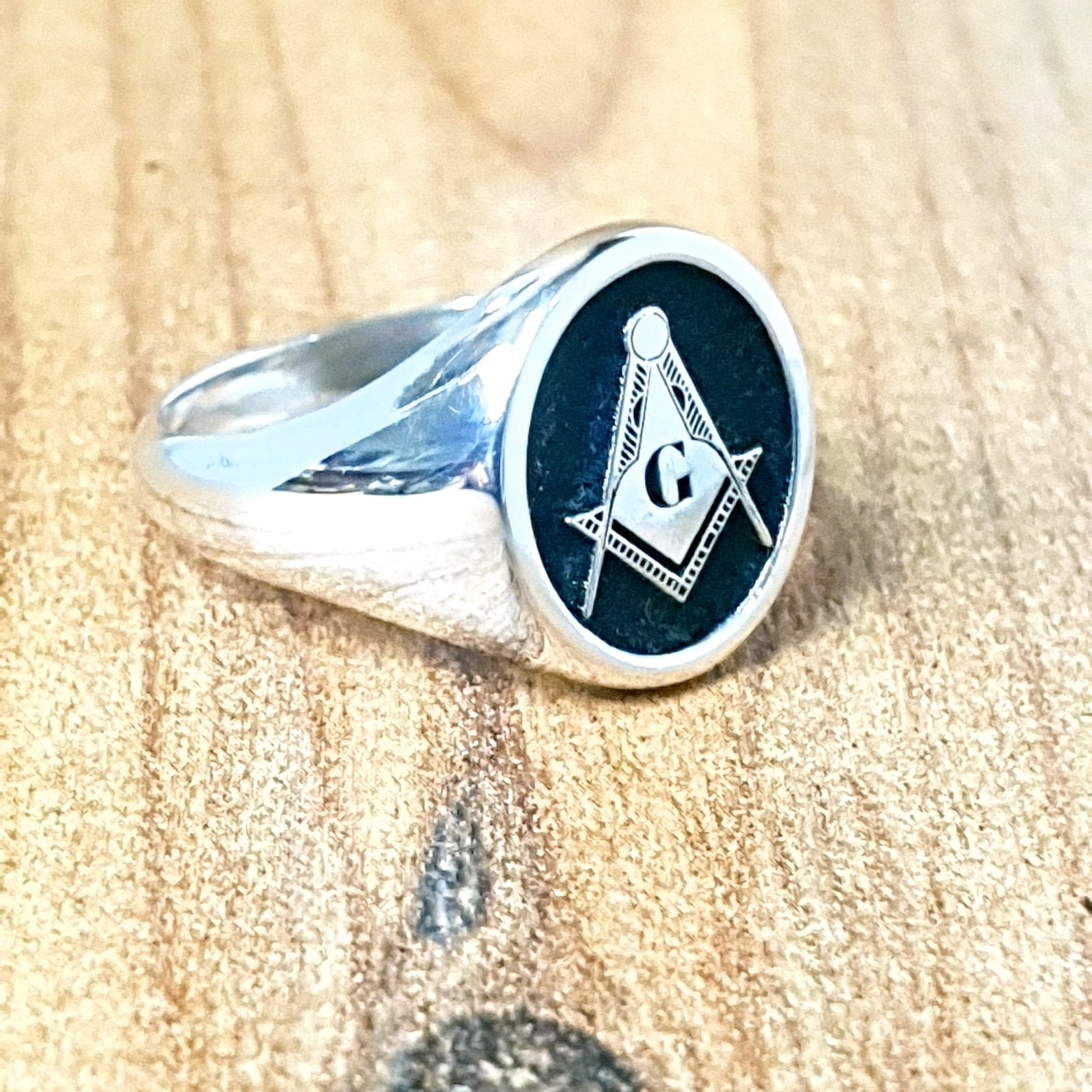 Masonic Rings Freemason Ring Master Mason Rings Free Mason Etsy