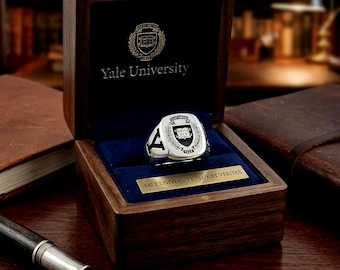 Anillo personalizado de plata esterlina con escudo familiar - Escudo de armas personalizado