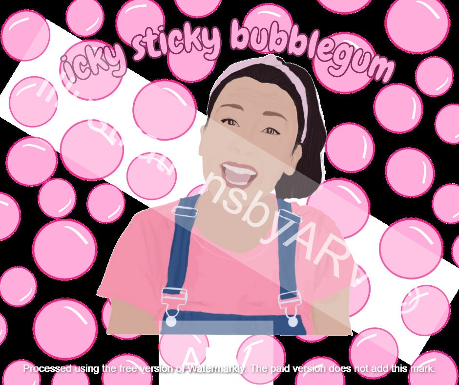 Ms. Rachel PNG Digital Download Icky Sticky Bubble Gum Etsy