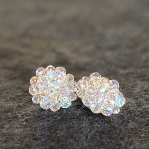 Vintage Strass Ohrringe